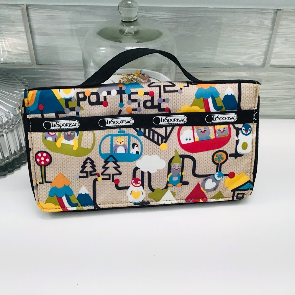 LeSportSac Gnome Passport Document Organizer Travel Bag